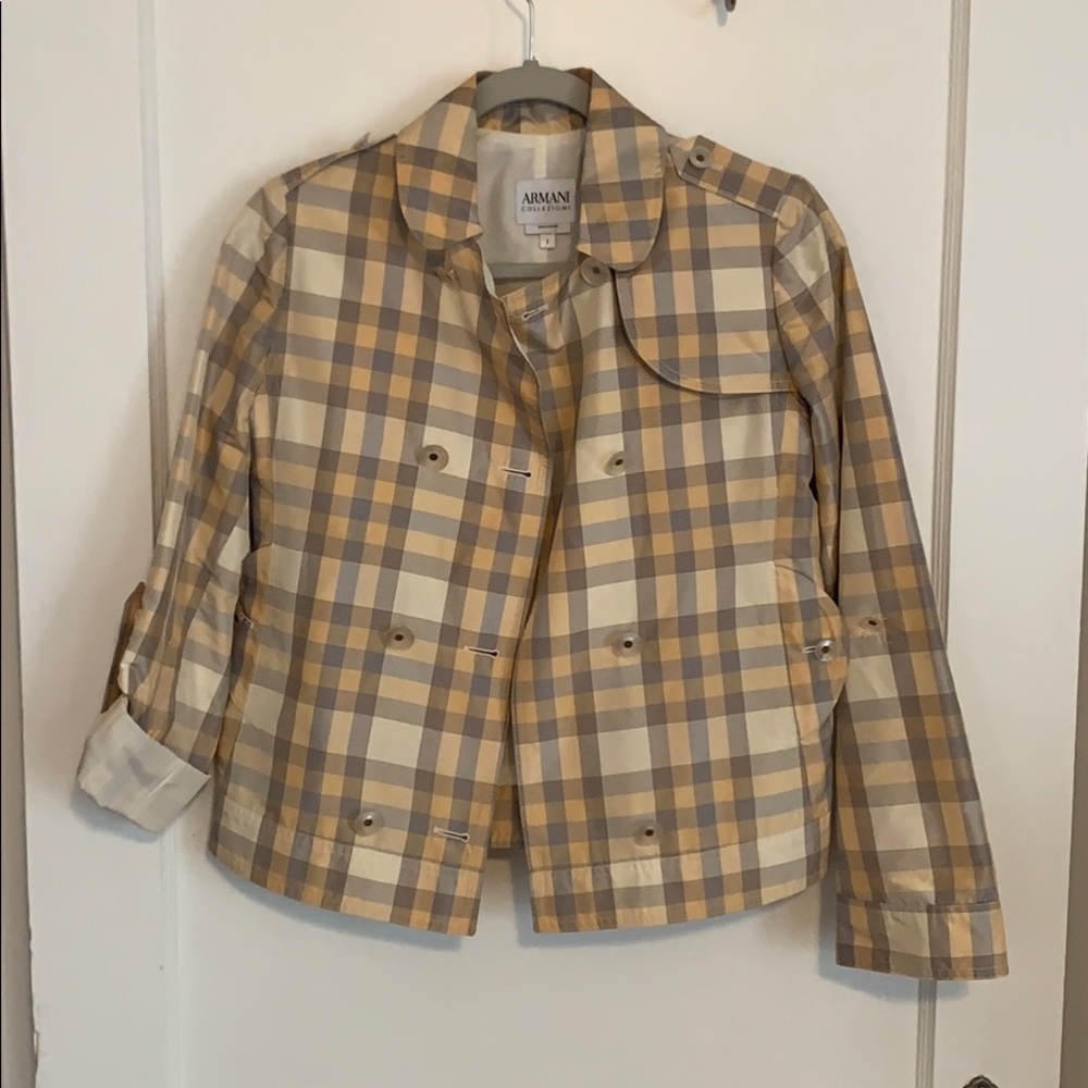 Armani Plaid Jacket